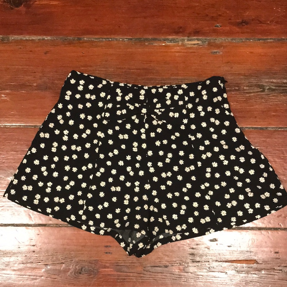 Bow-Front Flowy Shorts